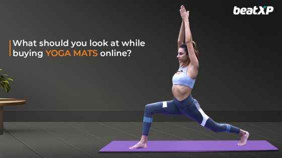 Girl Model using beatXP Yoga Mat