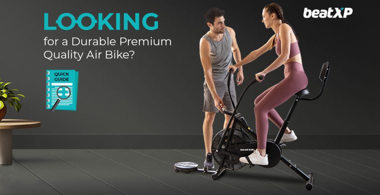 Men and Girl Model using beatXP 4M Air Bike