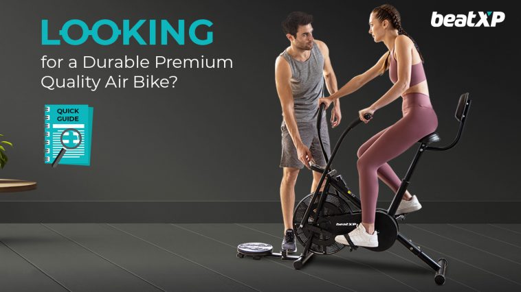 Men and Girl Model using beatXP 4M Air Bike