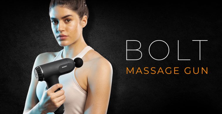 Bolt Deep Tissue Massage Gun | 4000 mAH Battery (Black)