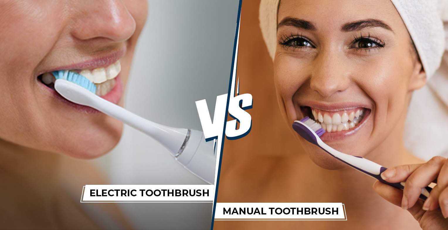 electric toothbrush vs manual toothbrush