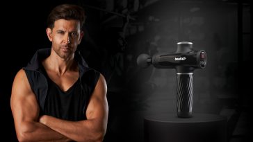 massage gun for sports and athlete hrithik roshan