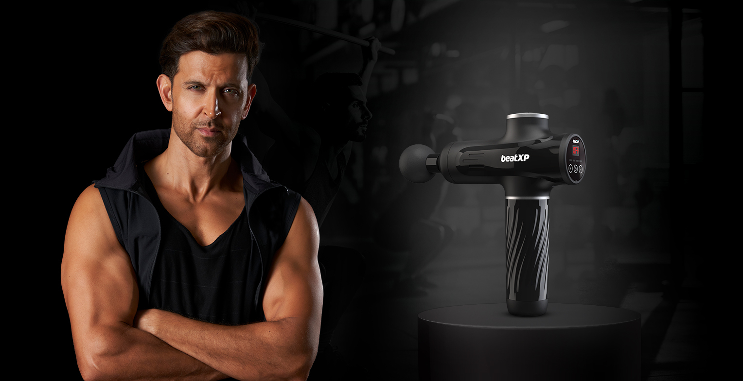 massage gun for sports and athlete hrithik roshan